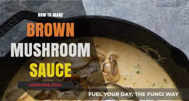 Rich Brown Mushroom Sauce Recipe: Easy Homemade Cooking Guide