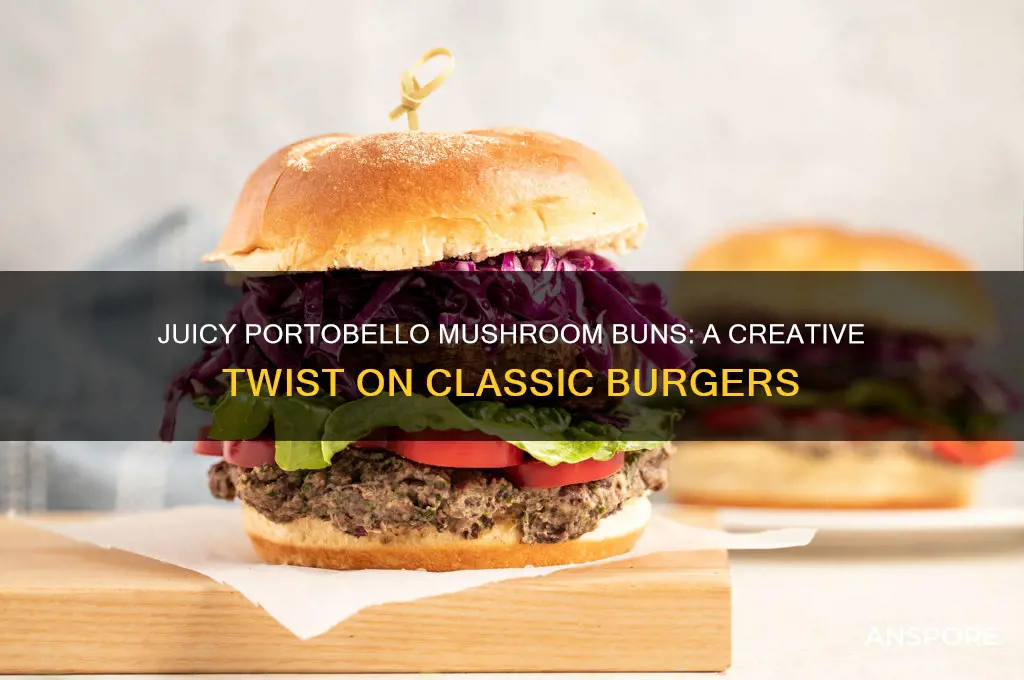 how to make burgers with portobello mushroom buns