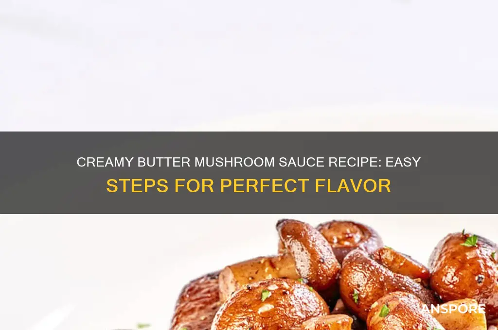 how to make butter mushroom sauce
