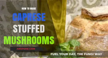 Delicious Caprese Stuffed Mushrooms: Easy Recipe for a Tasty Appetizer
