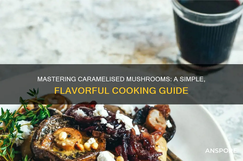how to make caramelised mushrooms