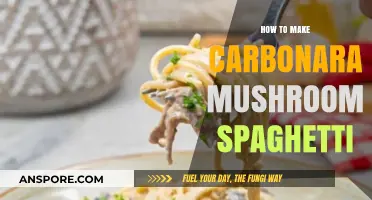 Creamy Carbonara Mushroom Spaghetti: A Simple, Flavorful Italian Recipe