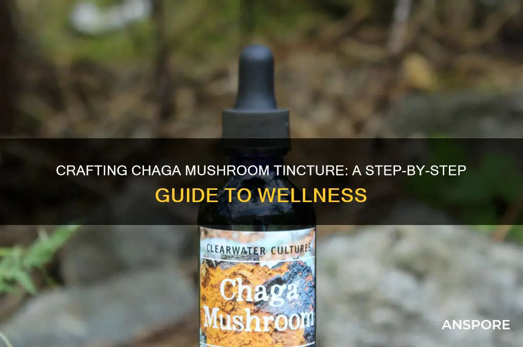 how to make chaga mushroom tincture