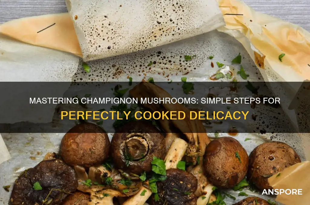 how to make champignon mushrooms