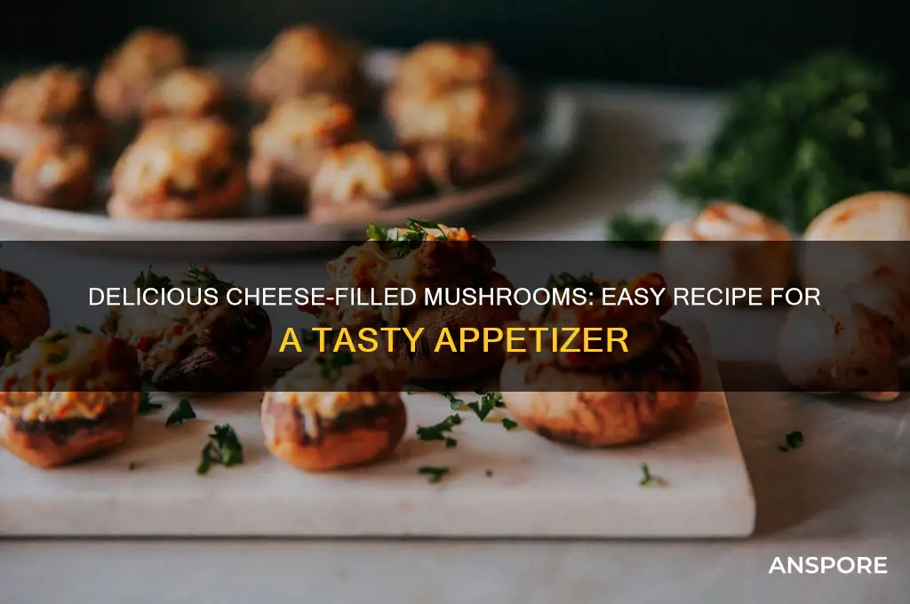 how to make cheese filled mushrooms