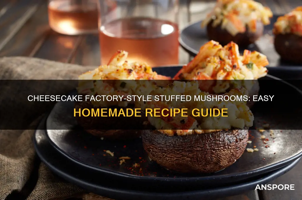 how to make cheesecake factory stuffed mushrooms