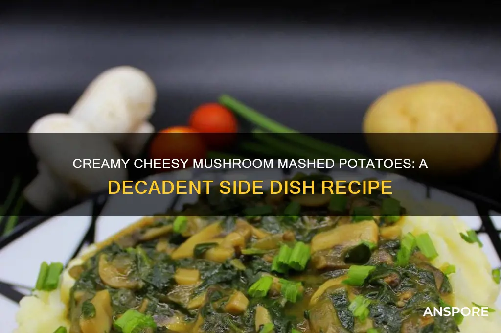 how to make cheesy mushroom mashed potatoes