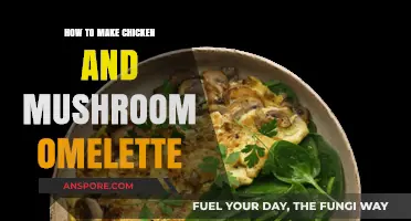 Delicious Chicken and Mushroom Omelette: Easy Recipe for Breakfast