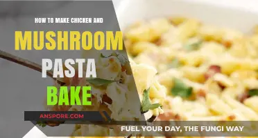 Creamy Chicken and Mushroom Pasta Bake: Easy, Cheesy Comfort Food Recipe