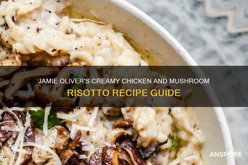 how to make chicken and mushroom risotto jamie oliver