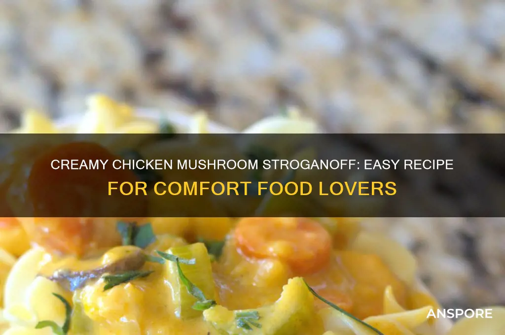 how to make chicken and mushroom stroganoff