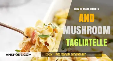 Creamy Chicken and Mushroom Tagliatelle: A Quick, Easy Pasta Recipe