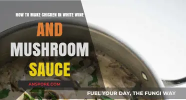 Creamy Chicken in White Wine and Mushroom Sauce Recipe