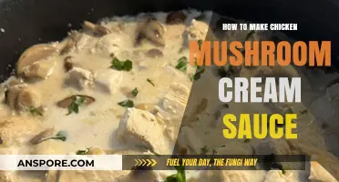 Creamy Chicken Mushroom Sauce: Easy Recipe for Rich, Savory Delight