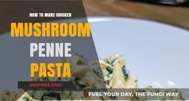 Creamy Chicken Mushroom Penne: Easy Pasta Recipe for Dinner
