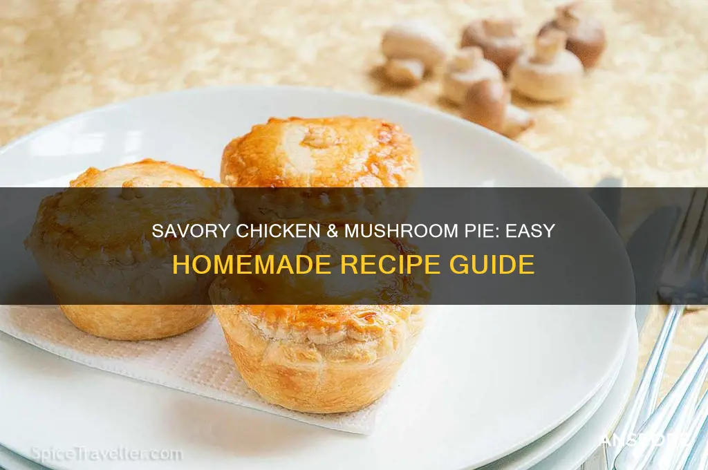 how to make chicken n mushroom pie