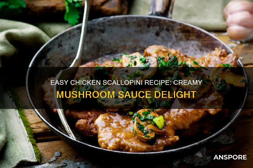 how to make chicken scallopini with mushrooms