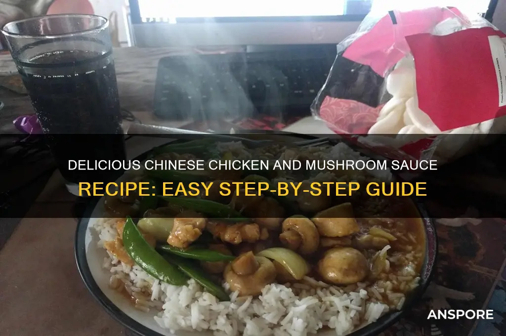 how to make chinese chicken and mushroom sauce