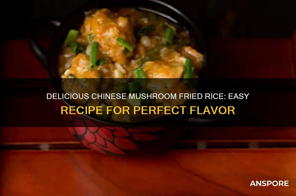 how to make chinese mushroom fried rice