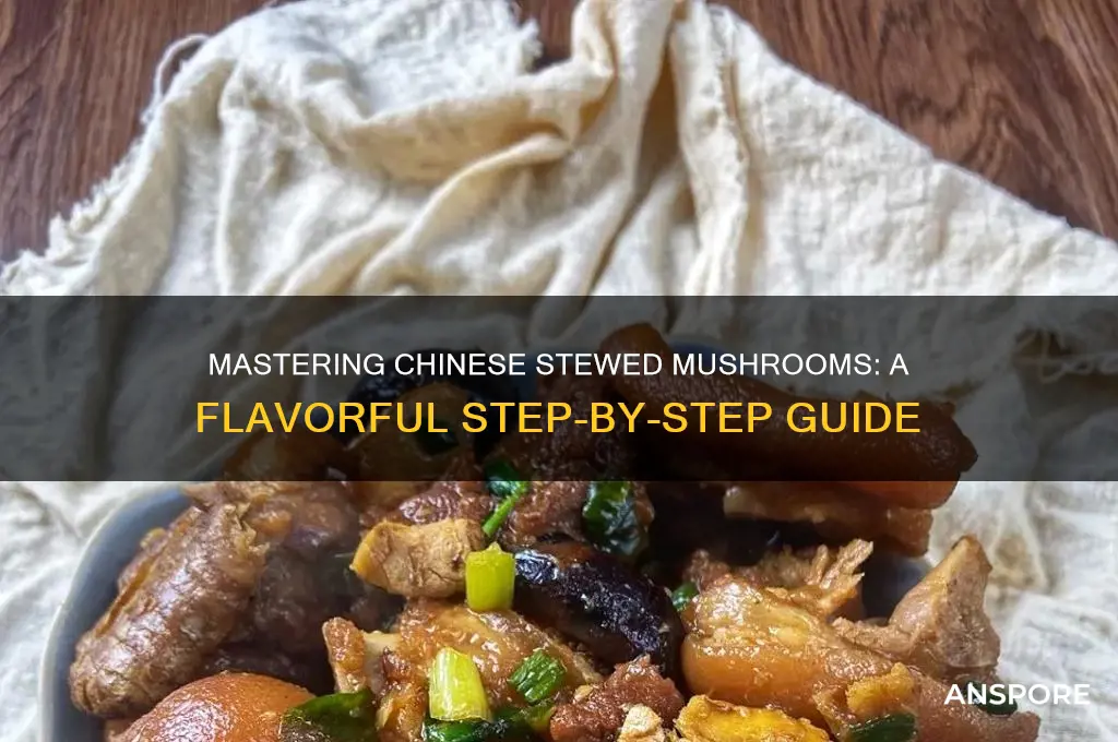 how to make chinese stewed mushrooms