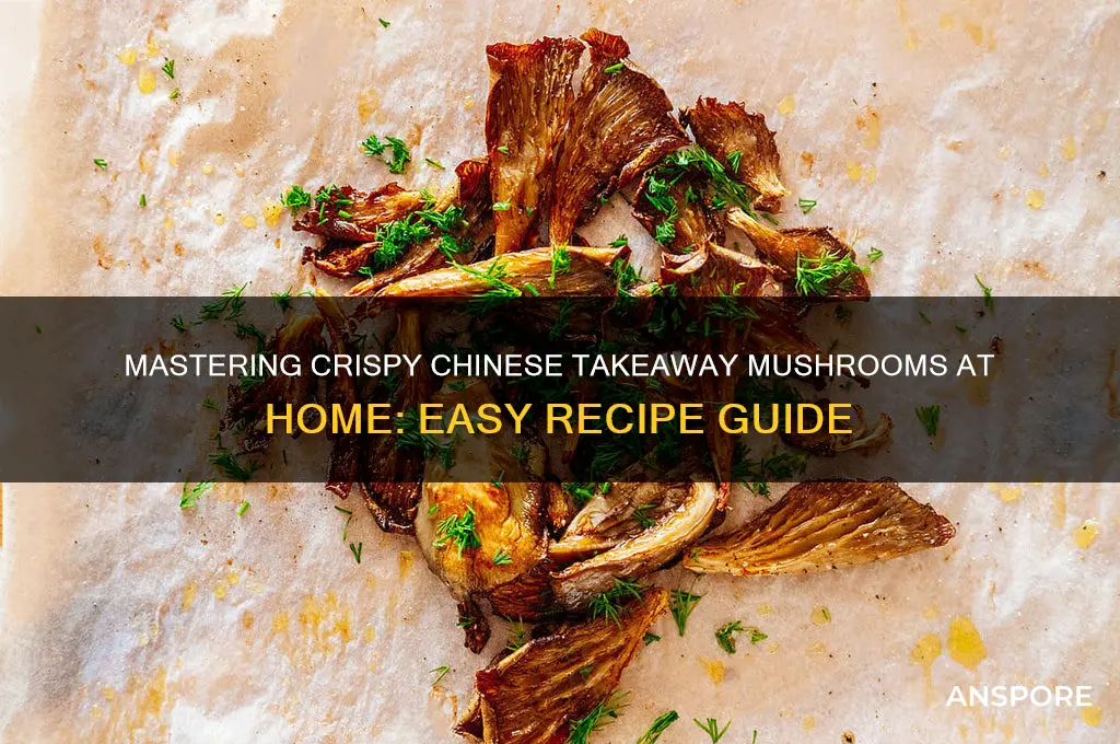 how to make chinese takeaway mushrooms