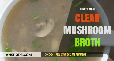 Crafting Crystal Clear Mushroom Broth: Simple Steps for Perfection