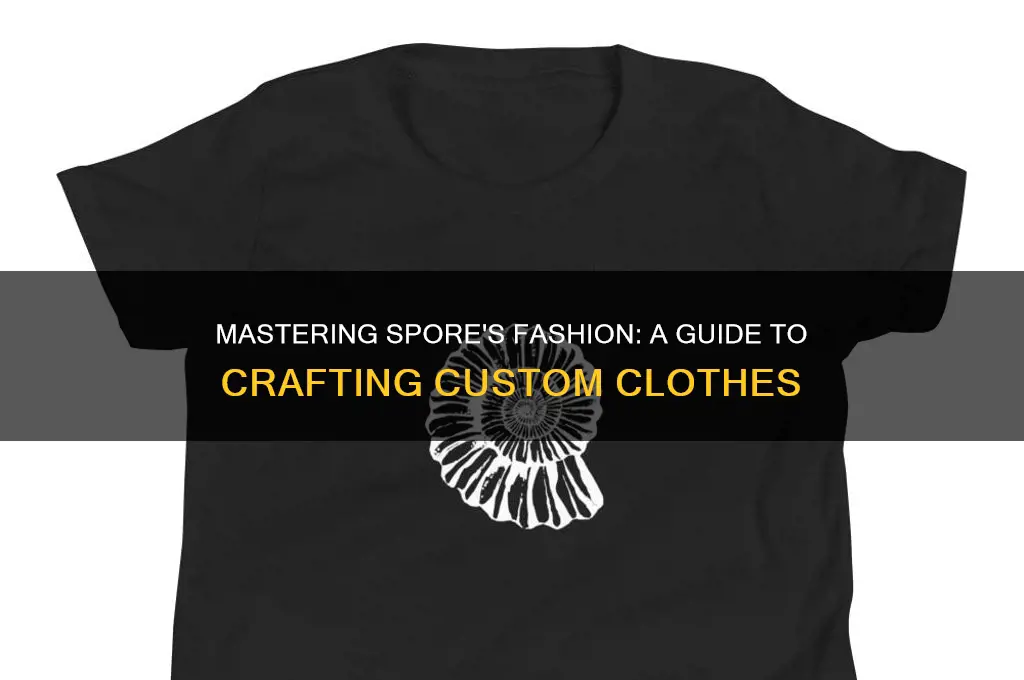 how to make clothes in spore