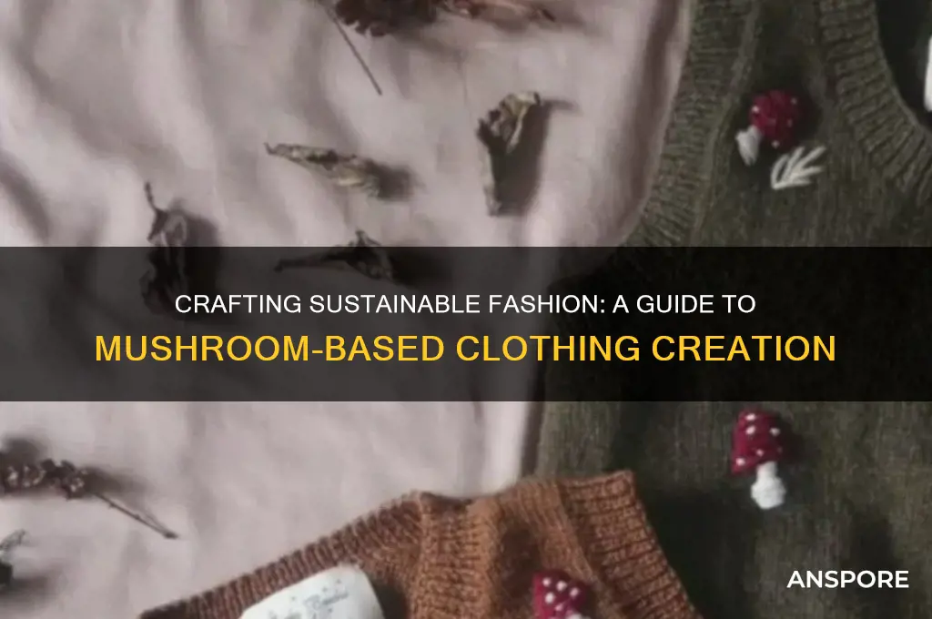 how to make clothing out of mushrooms