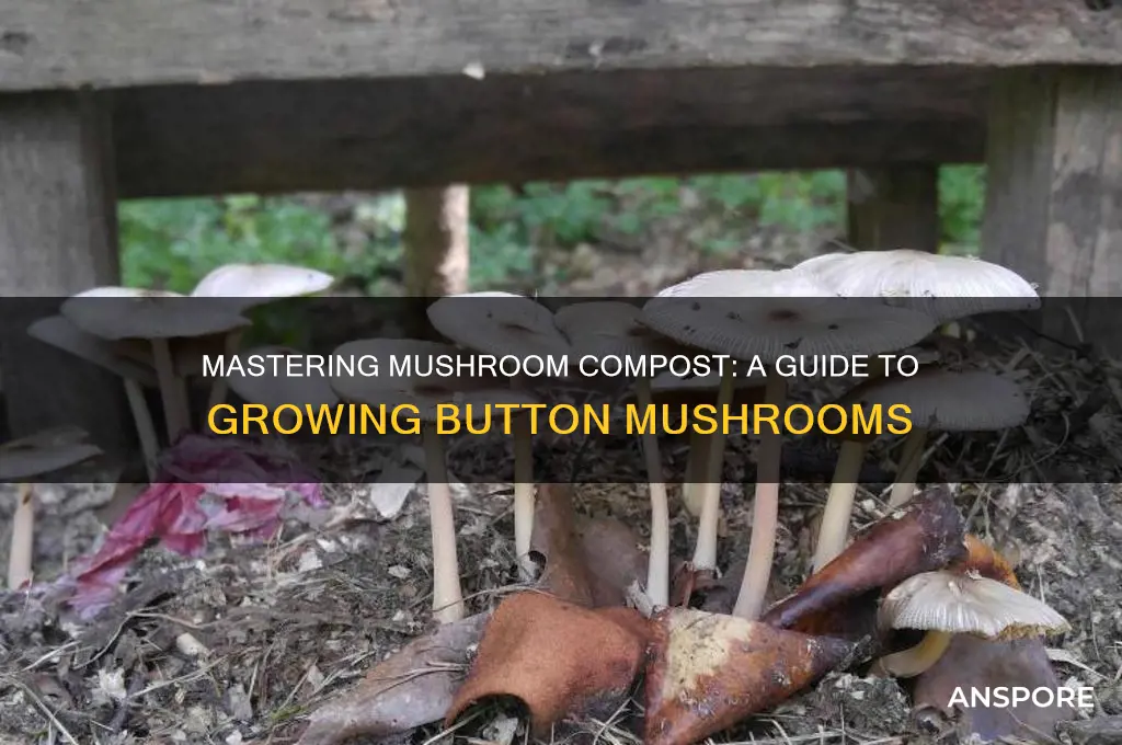 how to make compost for growing button mushrooms