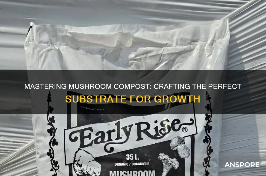how to make compost substrate for growing mushrooms