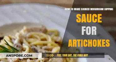 Creamy Cooked Mushroom Dipping Sauce Recipe for Perfect Artichokes
