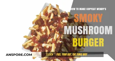 Recreate Wendy's Smoky Mushroom Burger at Home: Easy Copycat Recipe