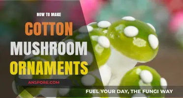 Crafting Whimsical Cotton Mushroom Ornaments: A Step-by-Step DIY Guide