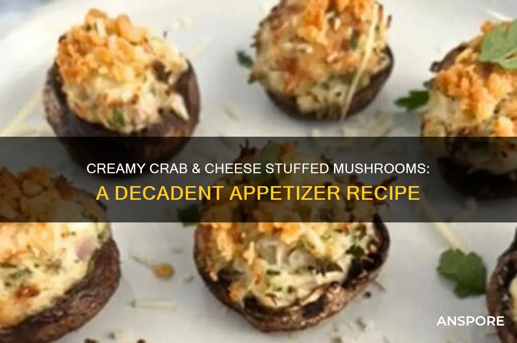 how to make crab and cream cheese stuffed mushrooms