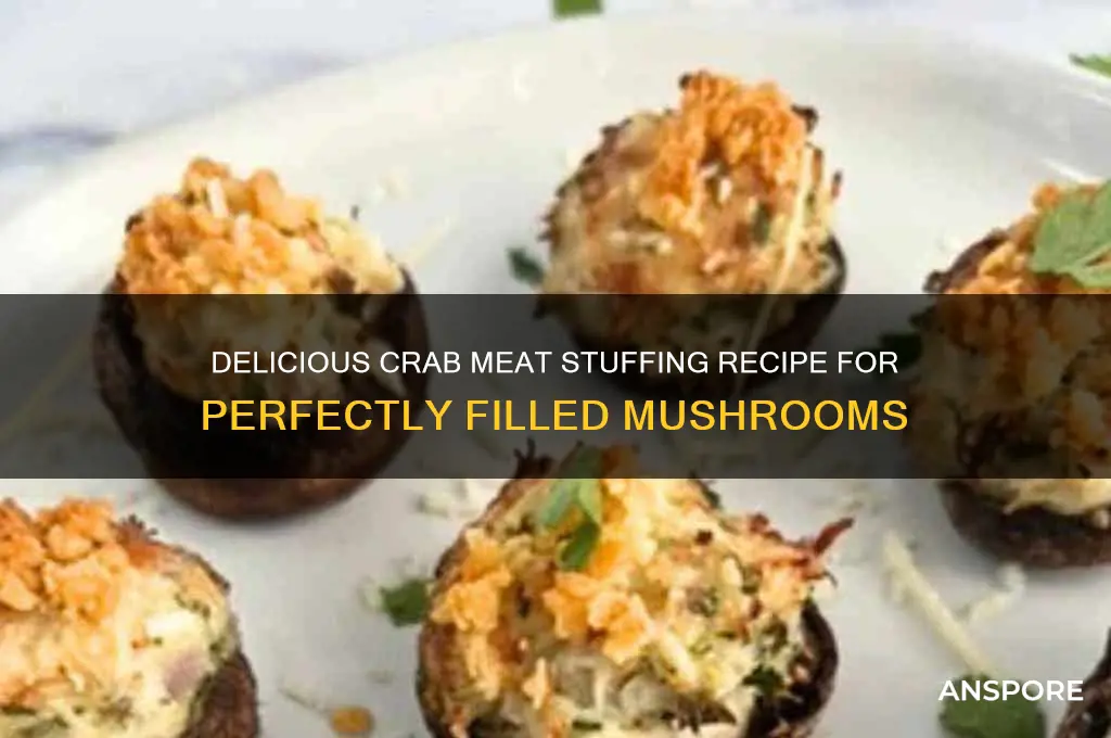 how to make crab meat stuffing for mushrooms