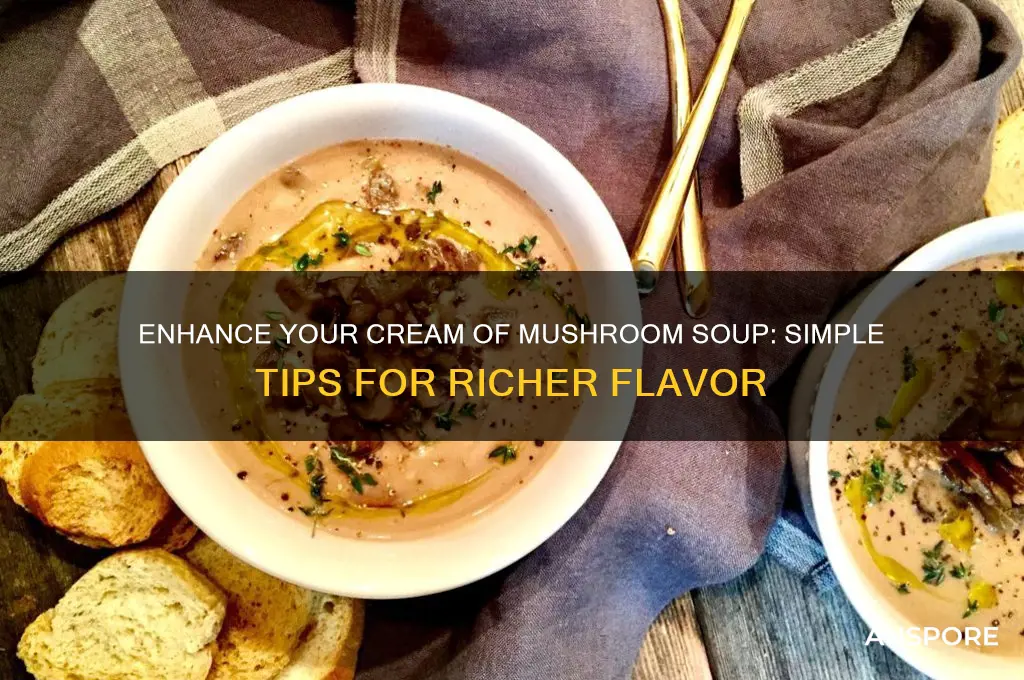 how to make cream of mushroom better