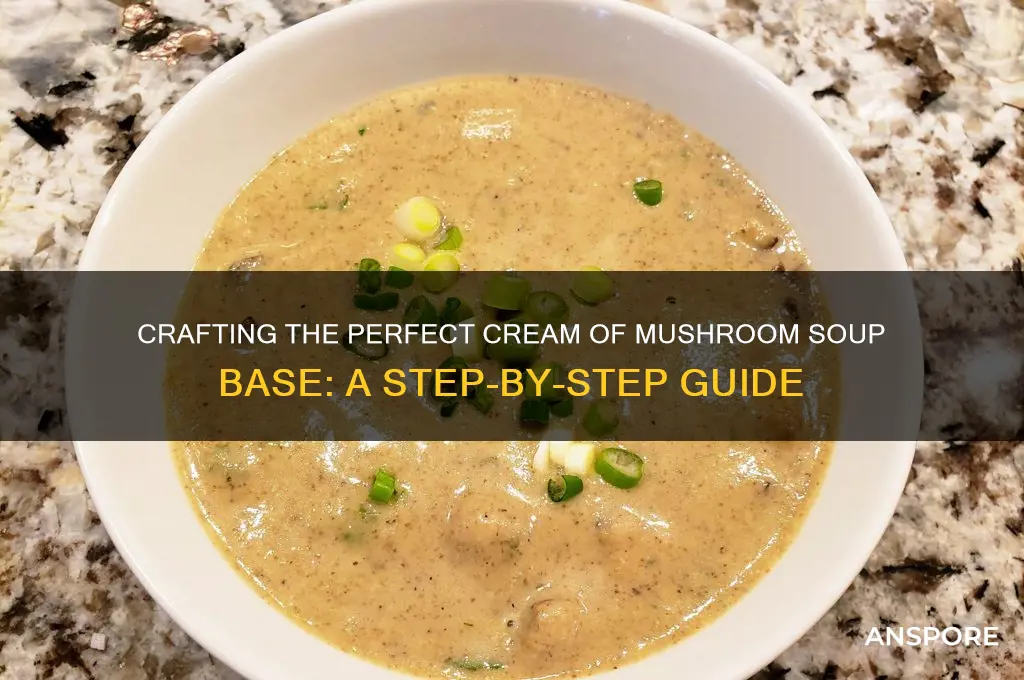 how to make cream of mushroom soup base