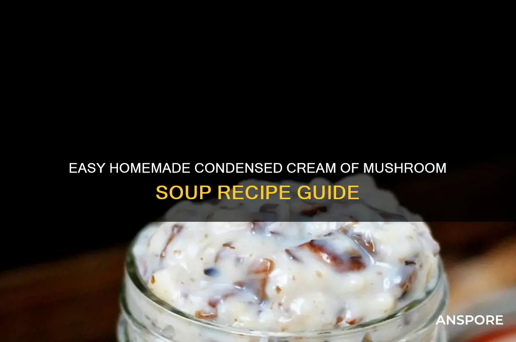 how to make cream of mushroom soup condensed