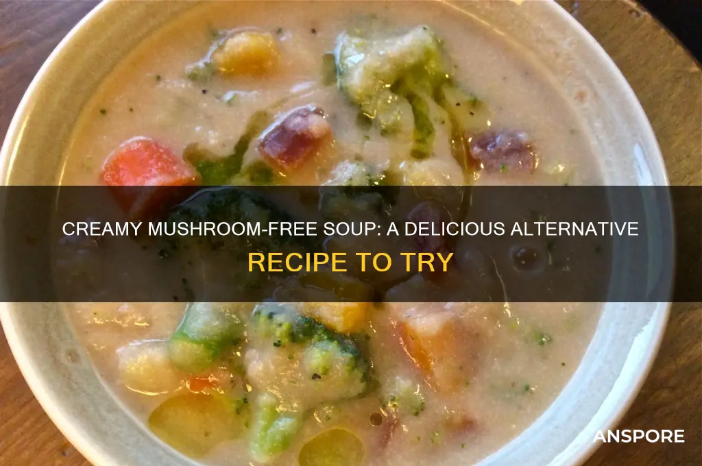 how to make cream of mushroom soup without mushrooms