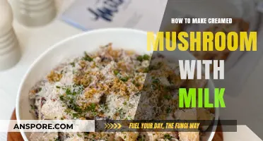 Creamy Mushroom Delight: A Simple Milk-Based Recipe Guide