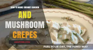 Creamy Chicken and Mushroom Crepes: A Savory Step-by-Step Guide