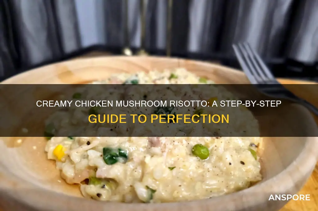 how to make creamy chicken and mushroom risotto