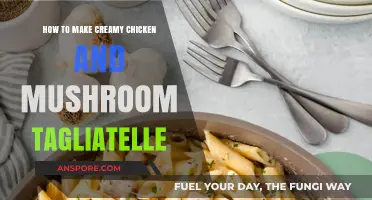 Creamy Chicken Mushroom Tagliatelle: Easy Recipe for Comfort Food Lovers