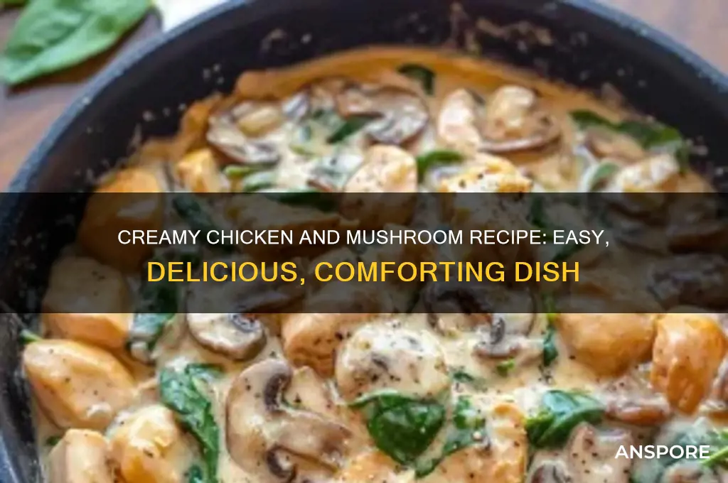 how to make creamy chicken and mushroom