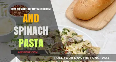 Creamy Mushroom Spinach Pasta: Easy Recipe for a Comforting Meal
