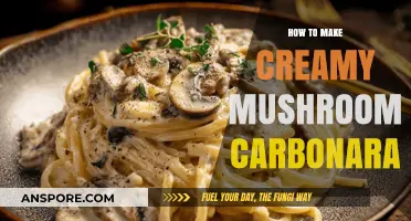 Creamy Mushroom Carbonara: A Rich, Savory Twist on a Classic Dish