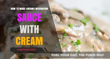 Creamy Mushroom Sauce Recipe: Easy Steps Using Cream for Perfection