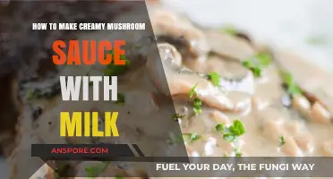 Creamy Mushroom Sauce Recipe: Easy Milk-Based Method for Rich Flavor
