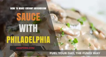 Creamy Mushroom Sauce Recipe: Philadelphia Cheese Magic in Minutes