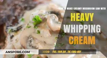 Creamy Mushroom Sauce Recipe: Easy Heavy Whipping Cream Method